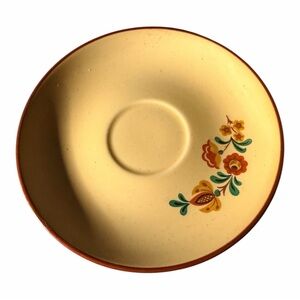 Taylor-Smith-Taylor - Roosters & Roses - Saucer - 6" Diameter set of 7